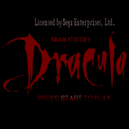 Bram Stoker's Dracula (combo pack 2.0 version) (U) Title Screen